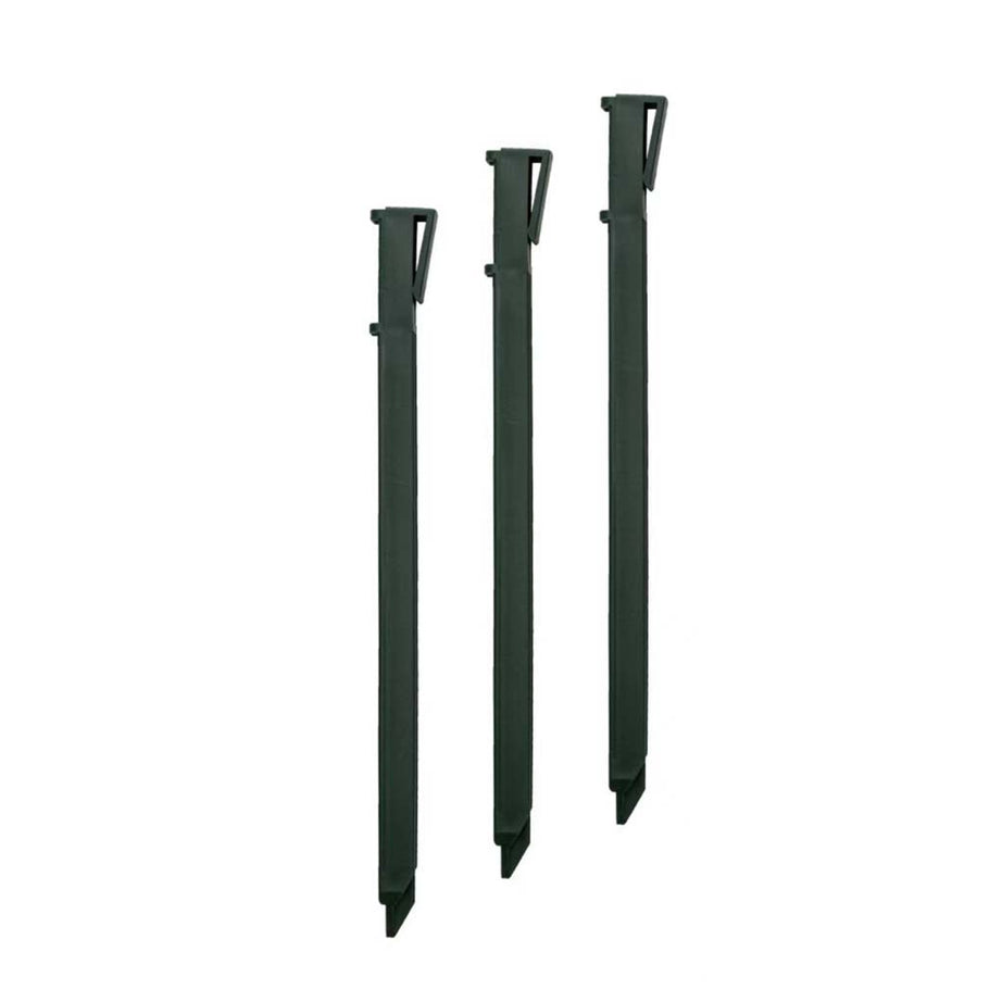 Plastic Garden Pegs - Black/Green/Terracotta