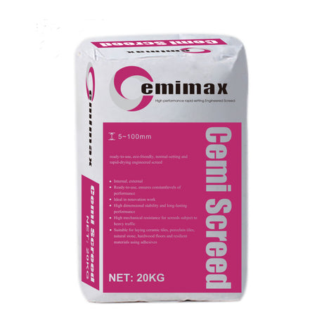 Cemimax High Performance Rapid Setting Engineered Screed 20kg