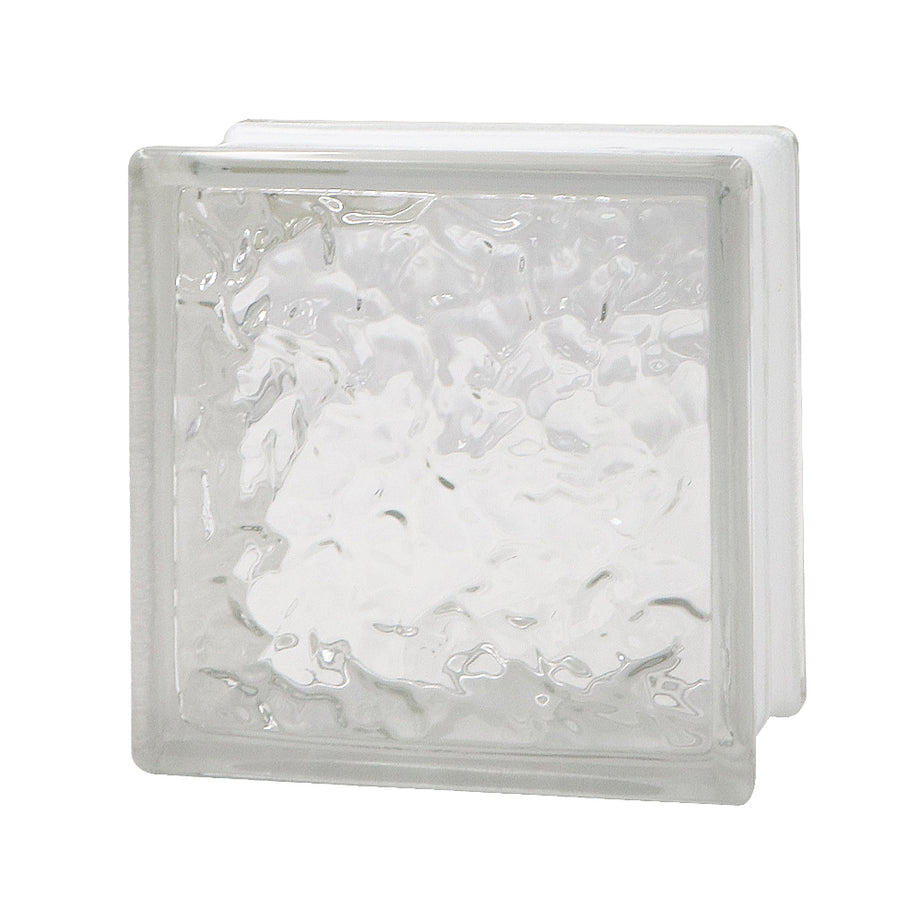 Glass Block Square Hollow Ice Crystal Craft L190xD190xH80mm